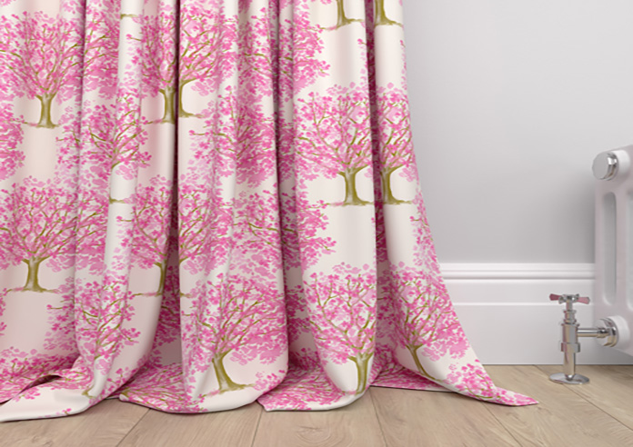 Classic Woodland, Pink Blossom - Made to Measure Curtains - Image 6